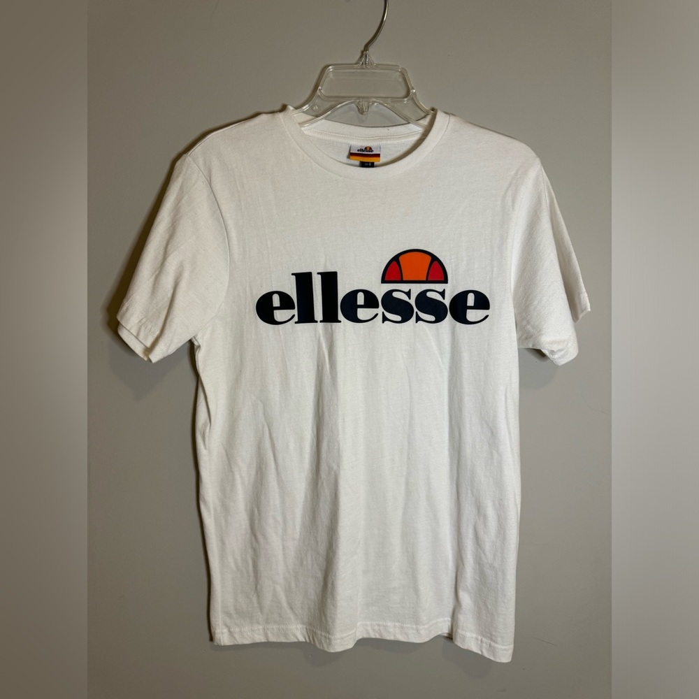 Ellesse White T-Shirt Women’s Size S (UK 8)